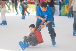 Ice rink turns city center into winter wonderland