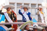 Uniformed beauties light up downtown parade